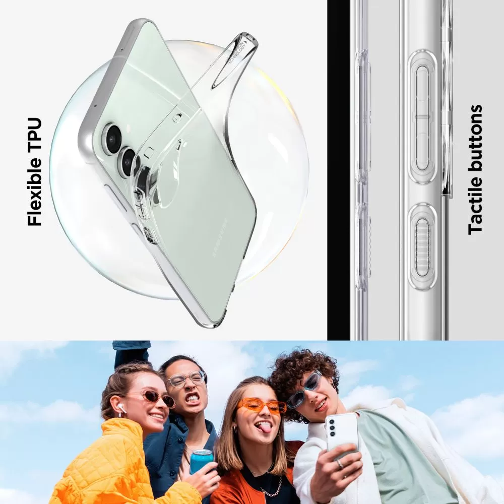 Samsung Galaxy S23 FE чехол прозрачный SPIGEN LIQUID CRYSTAL