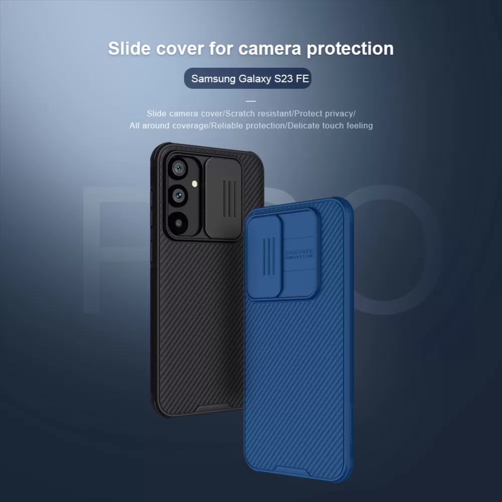 Samsung Galaxy S23 FE чехол черный NILLKIN CAMSHIELD PRO