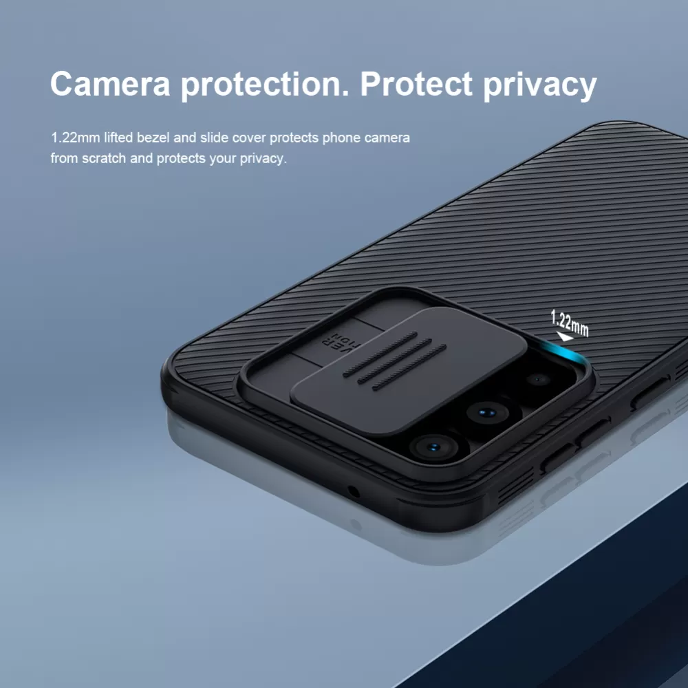 Samsung Galaxy S23 FE чехол черный NILLKIN CAMSHIELD PRO