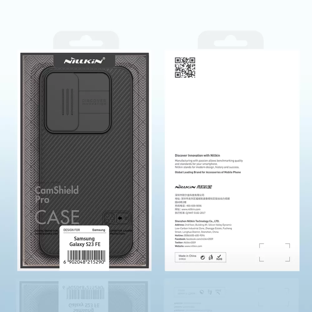 Samsung Galaxy S23 FE чехол черный NILLKIN CAMSHIELD PRO