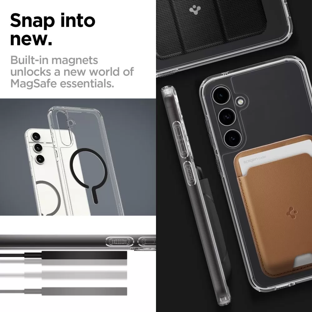 Samsung Galaxy S23 FE чехол черный SPIGEN ULTRA HYBRID ONETAP RING MAGSAFE