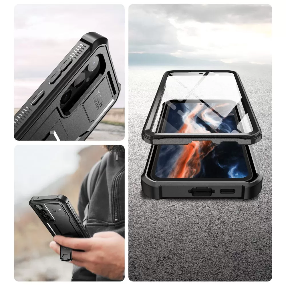 Samsung Galaxy S23 FE чехол черный TECH-PROTECT KEVLAR PRO