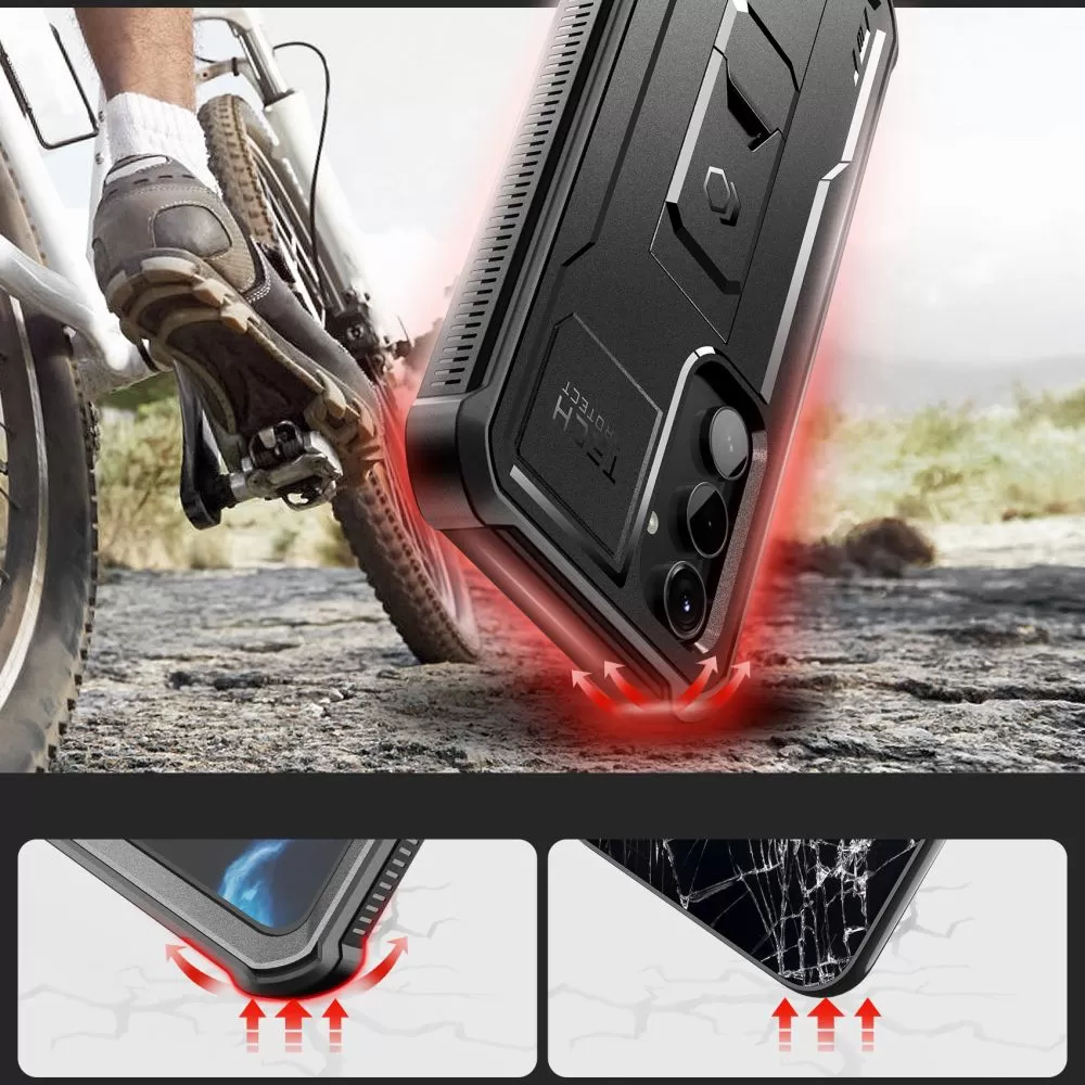 Samsung Galaxy S23 FE чехол черный TECH-PROTECT KEVLAR PRO
