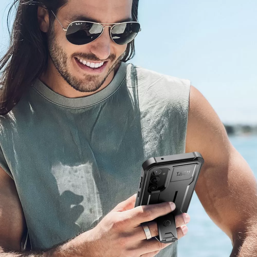 Samsung Galaxy S23 FE чехол черный TECH-PROTECT KEVLAR PRO