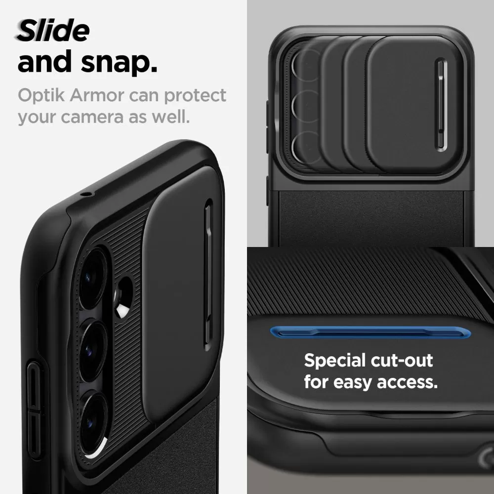 Samsung Galaxy S23 FE чехол зеленый SPIGEN OPTIK ARMOR