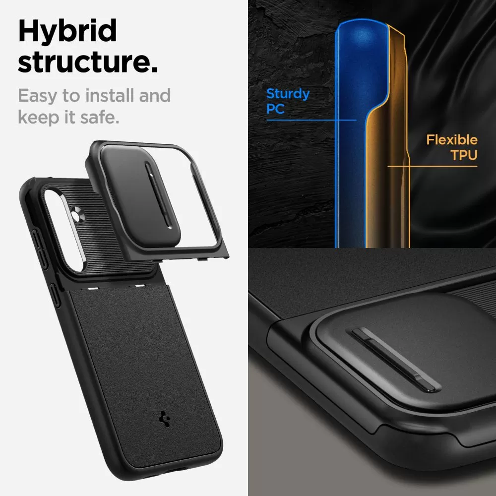 Samsung Galaxy S23 FE чехол зеленый SPIGEN OPTIK ARMOR