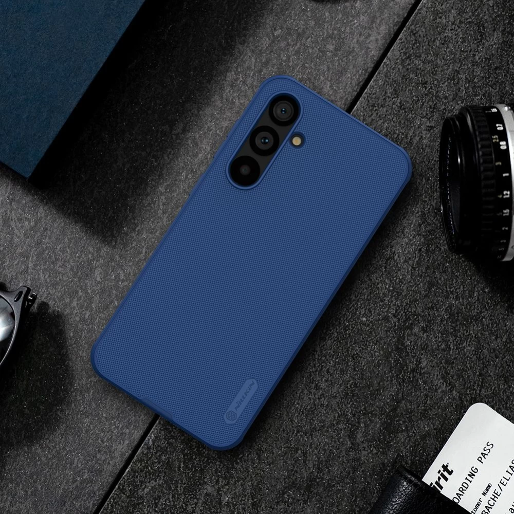 Samsung Galaxy S23 FE чехол синий NILLKIN SUPER FROSTED SHIELD PRO