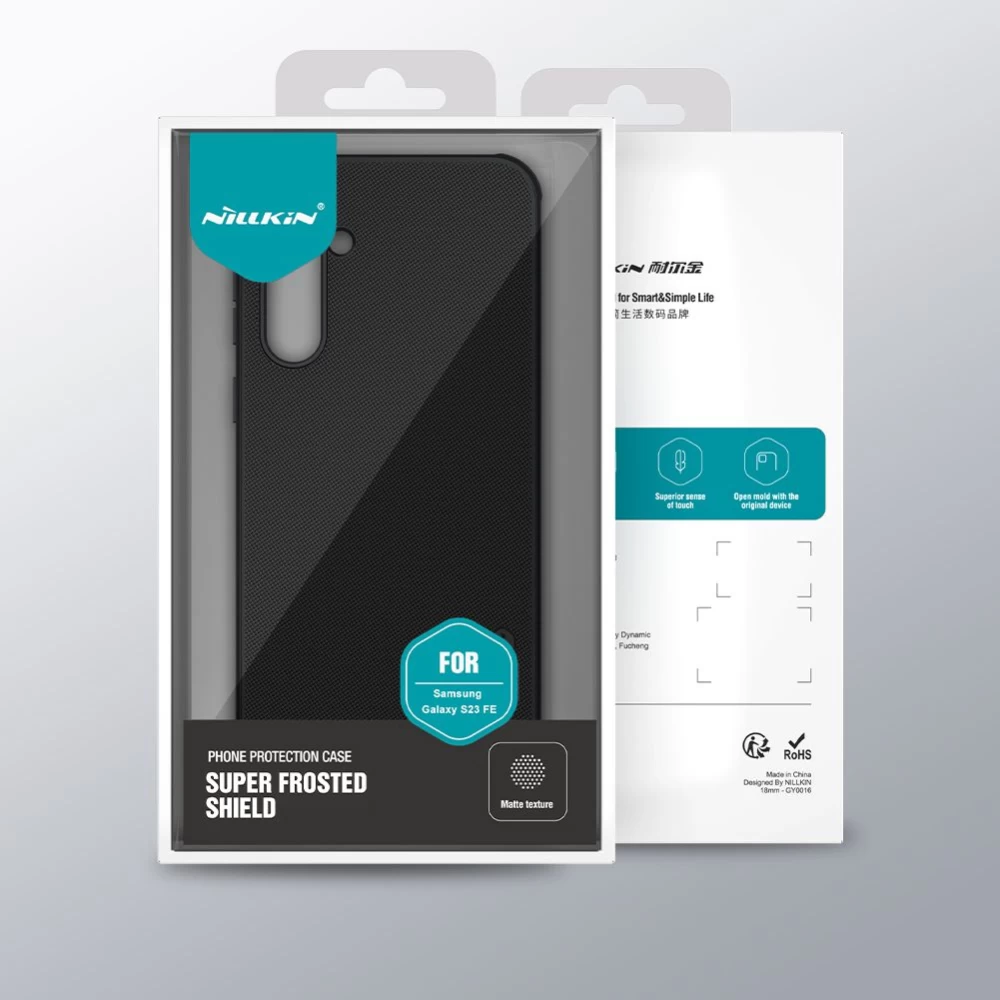 Samsung Galaxy S23 FE чехол синий NILLKIN SUPER FROSTED SHIELD PRO