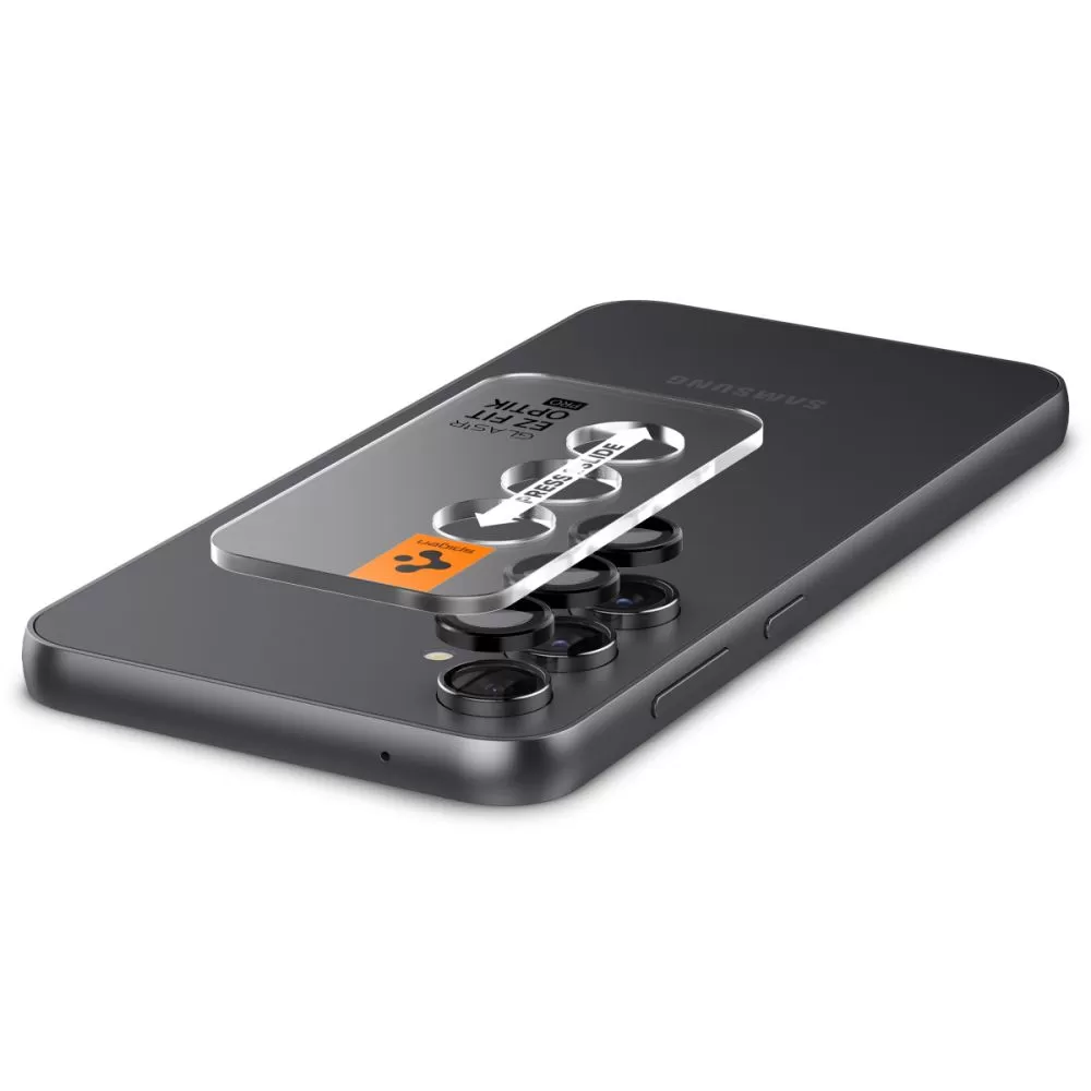 Samsung Galaxy S23 FE skärmskydd SPIGEN OPTIK.TR ”EZ FIT” CAMERA PROTECTOR 2-PACK