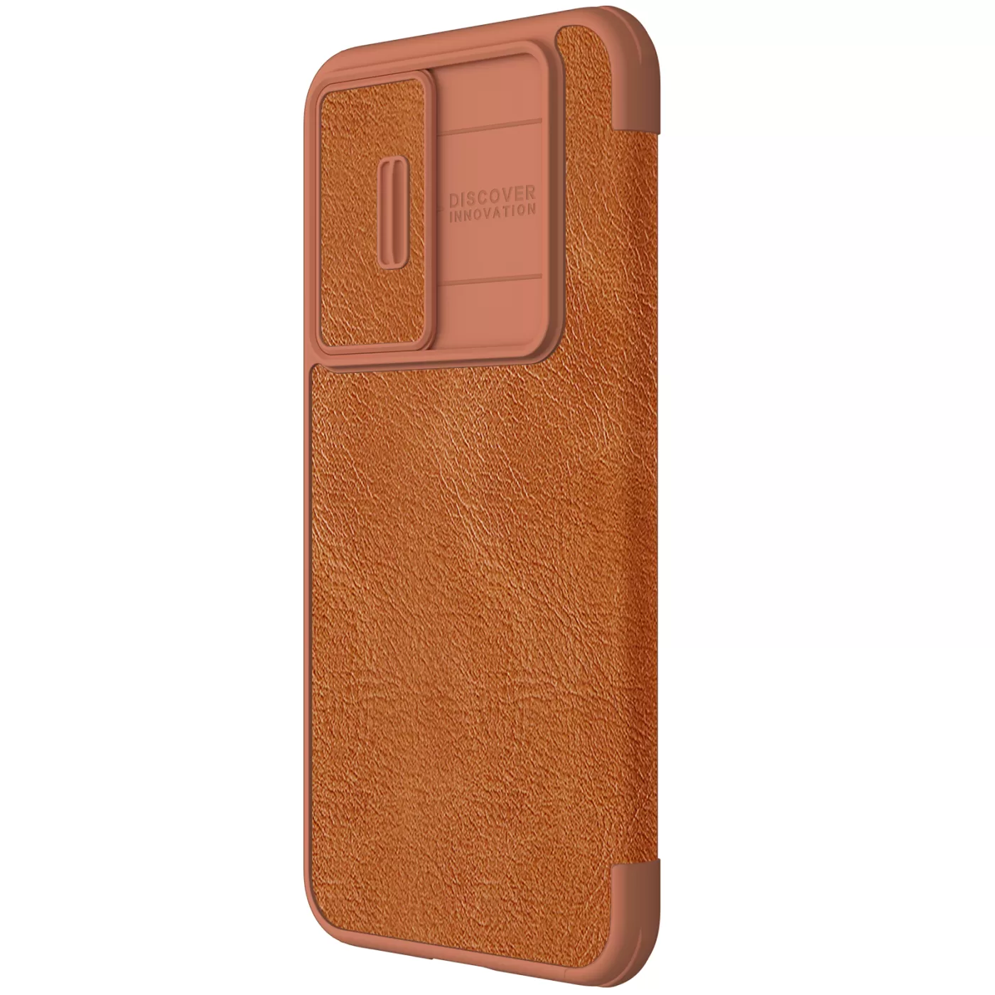 Samsung Galaxy S23 FE чехол коричневый NILLKIN QIN PRO LEATHER