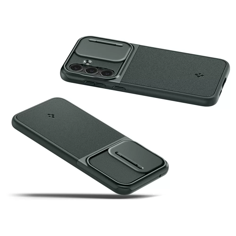 Samsung Galaxy S23 FE чехол зеленый SPIGEN OPTIK ARMOR