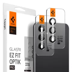 Galaxy S23 FE skärmskydd SPIGEN OPTIK.TR ”EZ FIT” CAMERA PROTECTOR 2-PACK Samsung Galaxy S23 FE