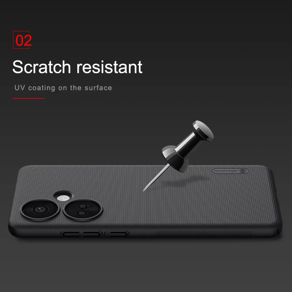 OnePlus Nord CE 3 5G dėklas mėlyna NILLKIN SUPER FROSTED SHIELD CE3