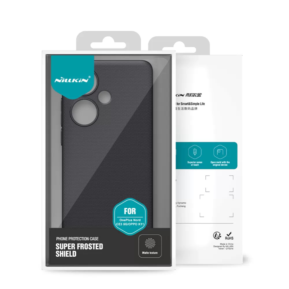 OnePlus Nord CE 3 5G dėklas mėlyna NILLKIN SUPER FROSTED SHIELD CE3