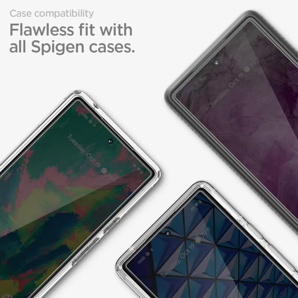 Google Pixel 8 skärmskydd  SPIGEN ALM GLAS.TR 2-PACK