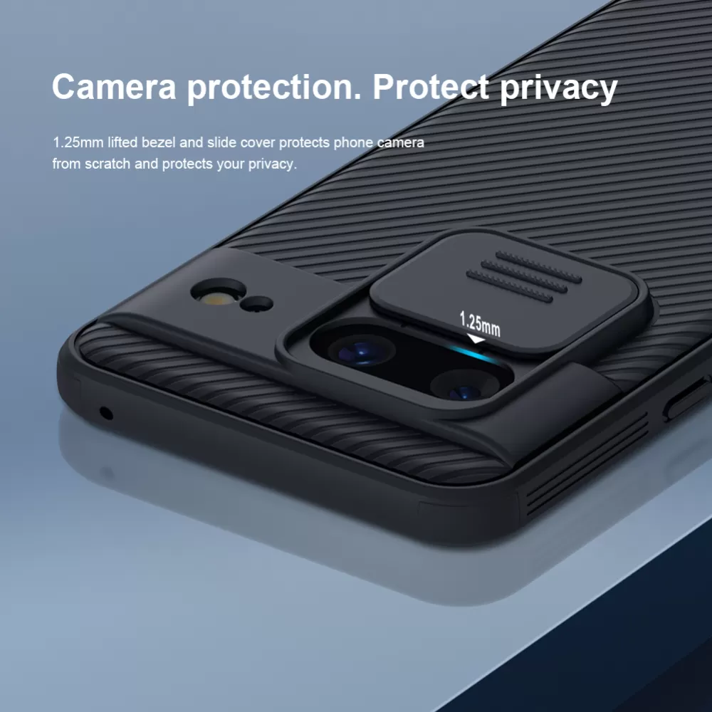 Google Pixel 8 case blue NILLKIN CAMSHIELD PRO