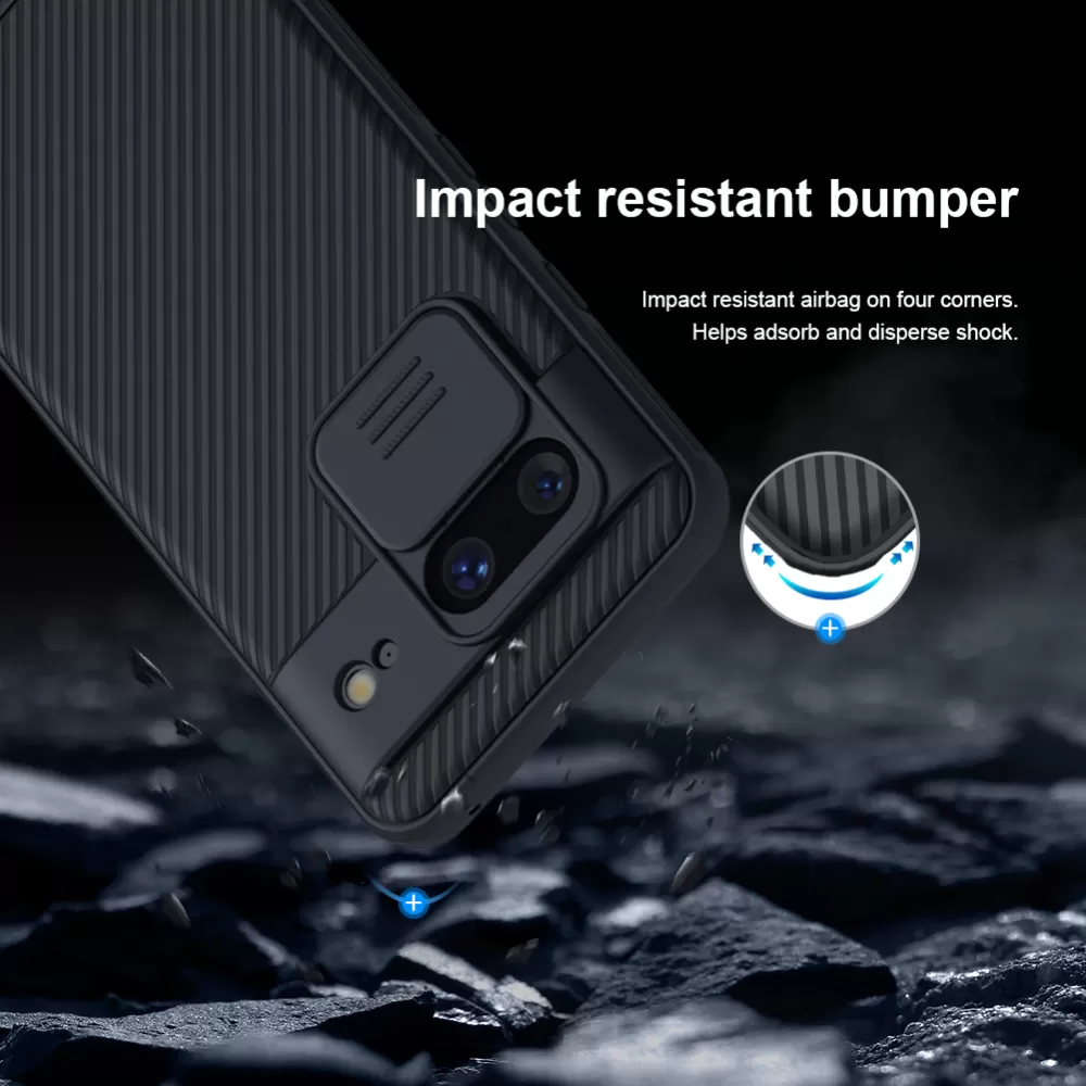 Google Pixel 8 case blue NILLKIN CAMSHIELD PRO
