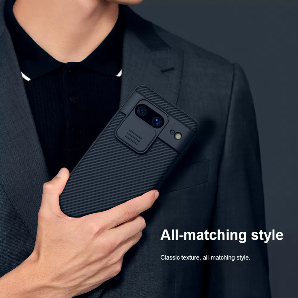 Google Pixel 8 case blue NILLKIN CAMSHIELD PRO