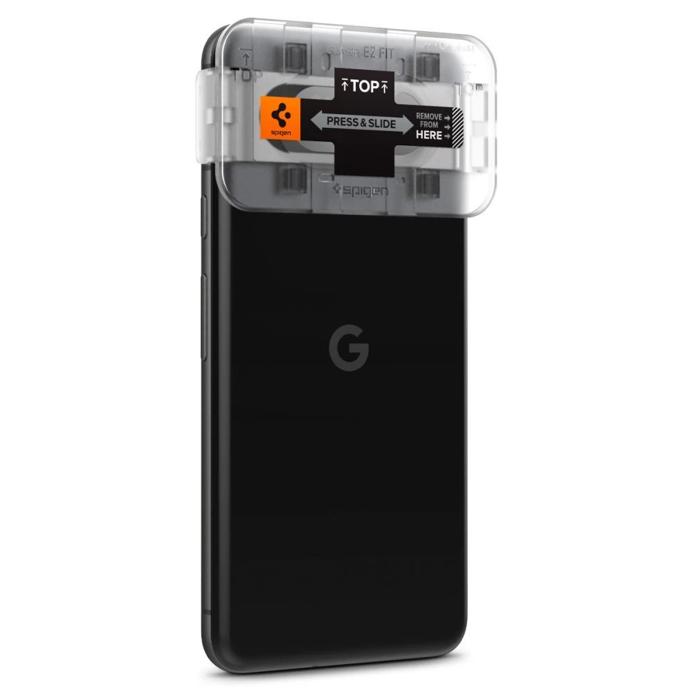 Google Pixel 8 skärmskydd SPIGEN OPTIK.TR ”EZ FIT” CAMERA PROTECTOR 2-PACK
