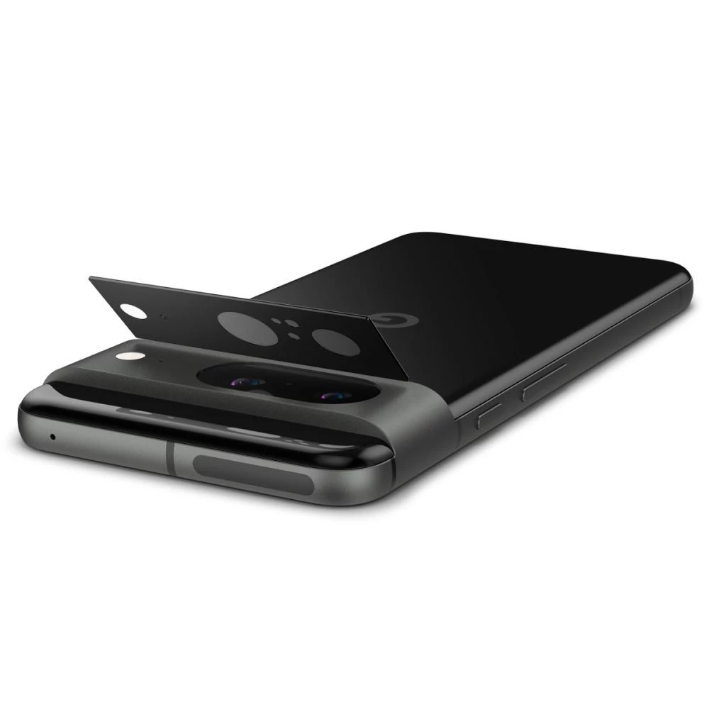 Google Pixel 8 skärmskydd SPIGEN OPTIK.TR ”EZ FIT” CAMERA PROTECTOR 2-PACK