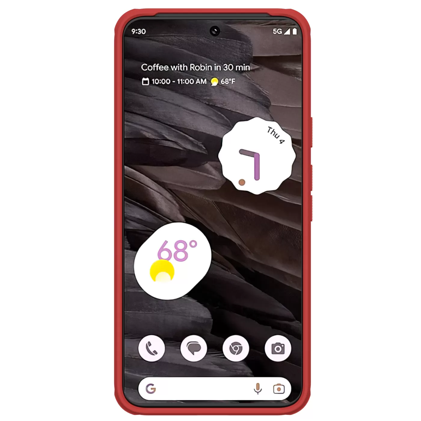 Google Pixel 8 case red NILLKIN SUPER FROSTED SHIELD PRO
