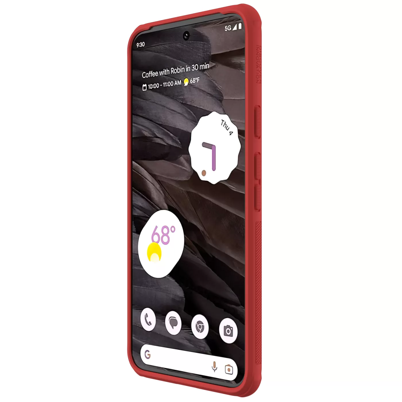 Google Pixel 8 case red NILLKIN SUPER FROSTED SHIELD PRO
