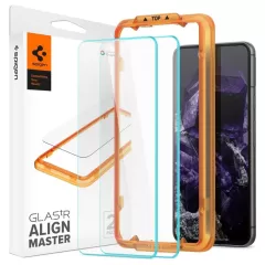 Google Pixel 8 skärmskydd SPIGEN ALM GLAS.TR 2-PACK Google Pixel 8
