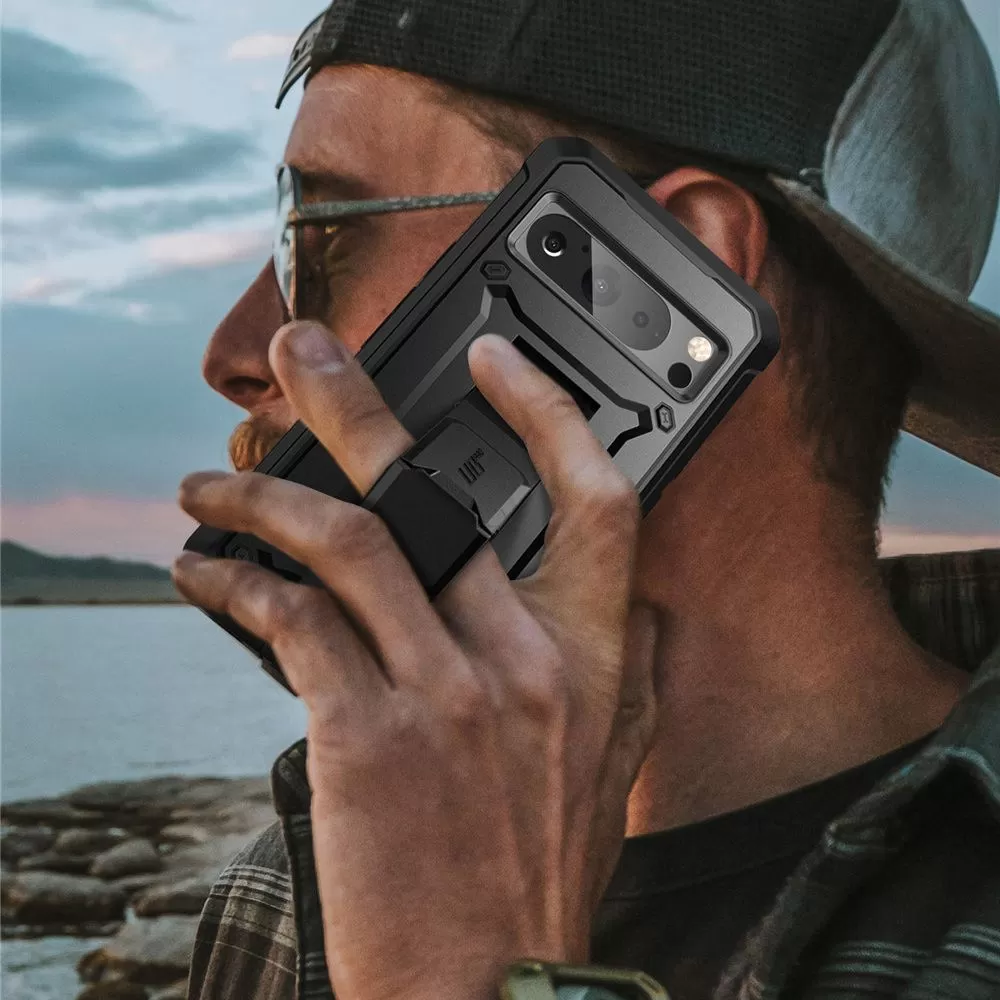 Google Pixel 8 Pro dėklas Juoda SUPCASE UNICORN BEETLE PRO