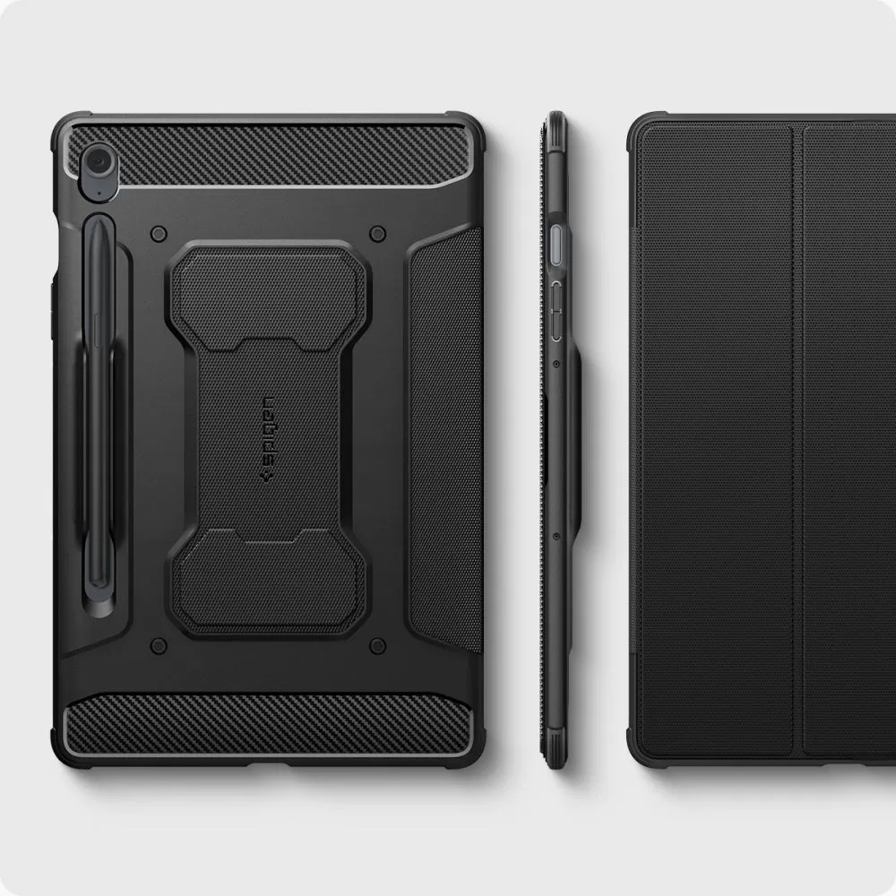 Samsung Galaxy Tab S9 FE tahvelarvuti ümbris must SPIGEN RUGGED ARMOR ”PRO” 10.9 X510 / X516B