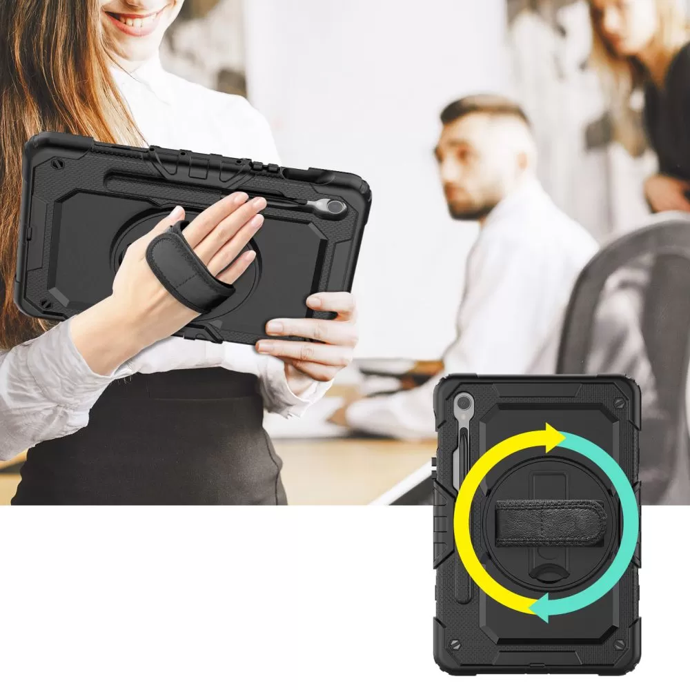 Samsung Galaxy Tab S9 FE чехол для планшетa черный TECH-PROTECT SOLID360 10.9 X510 / X516B