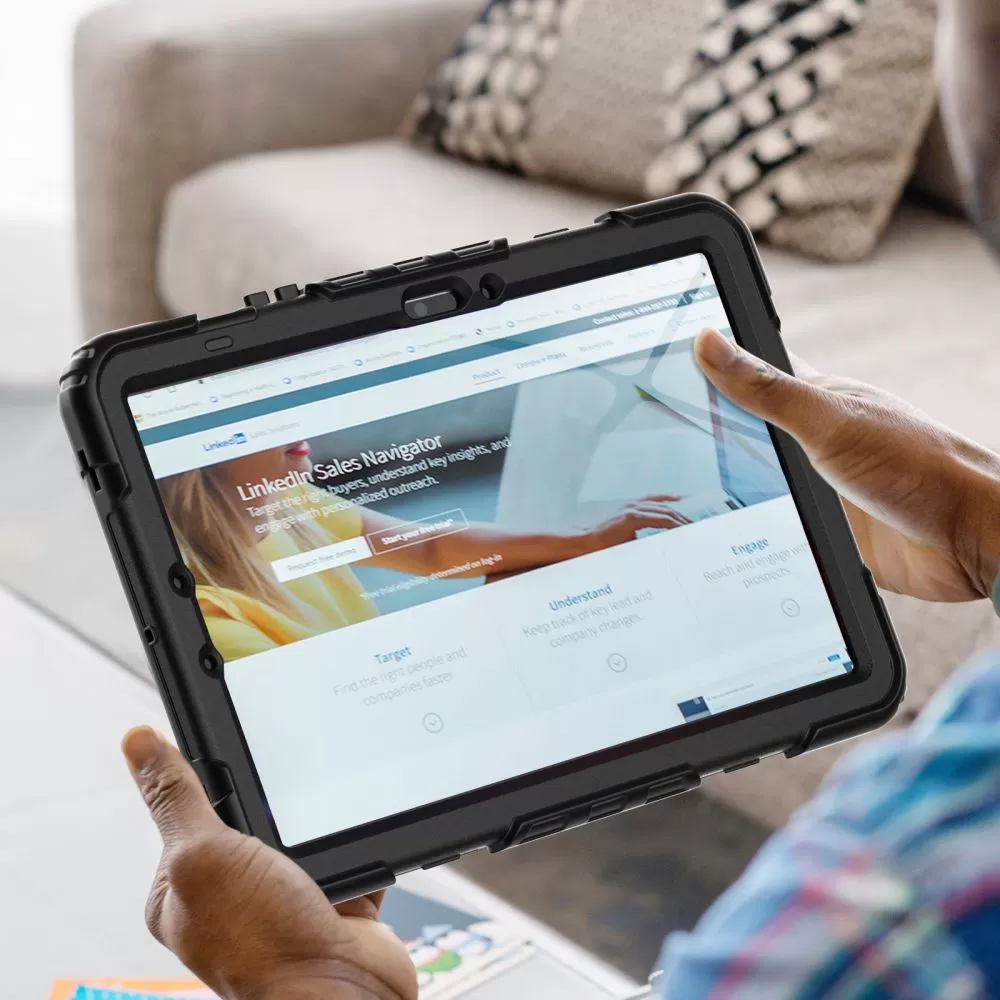 Samsung Galaxy Tab S9 FE чехол для планшетa черный TECH-PROTECT SOLID360 10.9 X510 / X516B