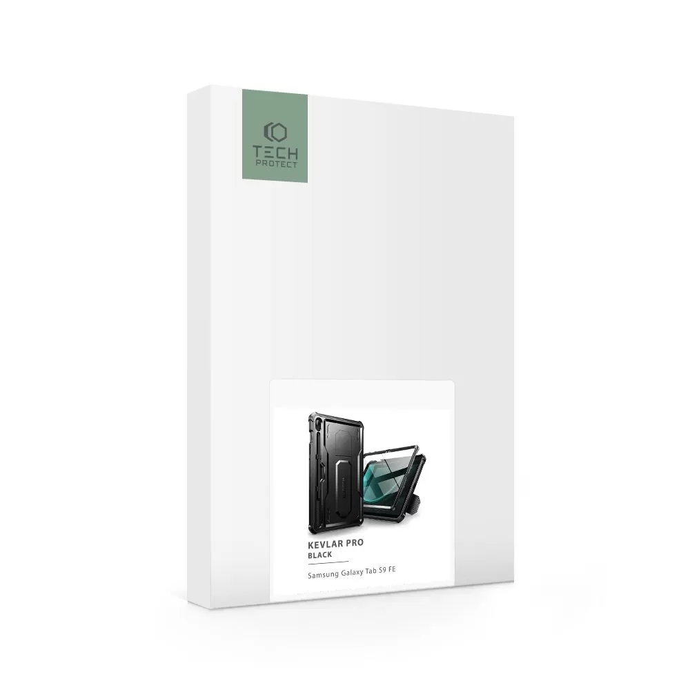 Samsung Galaxy Tab S9 FE tahvelarvuti ümbris must TECH-PROTECT KEVLAR PRO  10.9 X510 / X516B