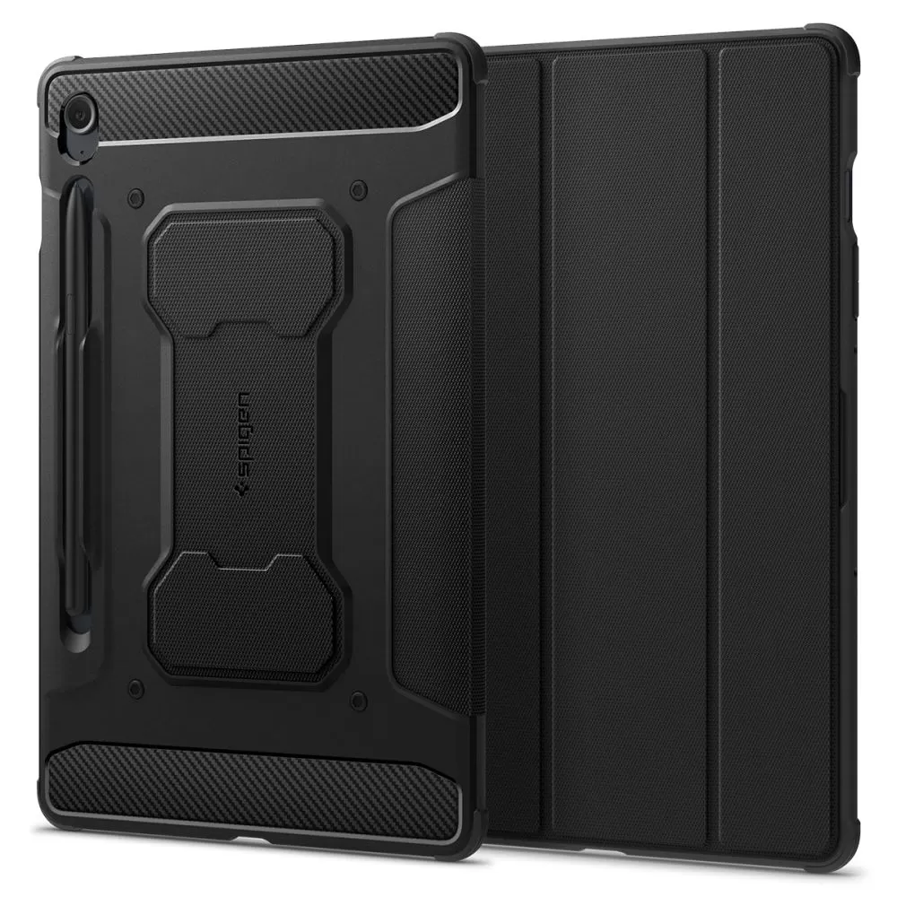 Samsung Galaxy Tab S9 FE tahvelarvuti ümbris must SPIGEN RUGGED ARMOR ”PRO” 10.9 X510 / X516B