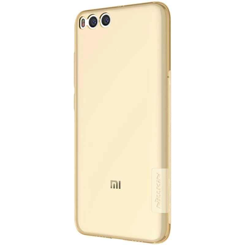 Xiaomi Mi 6 vāciņš caurspīdīgs brūns TPU Mi6