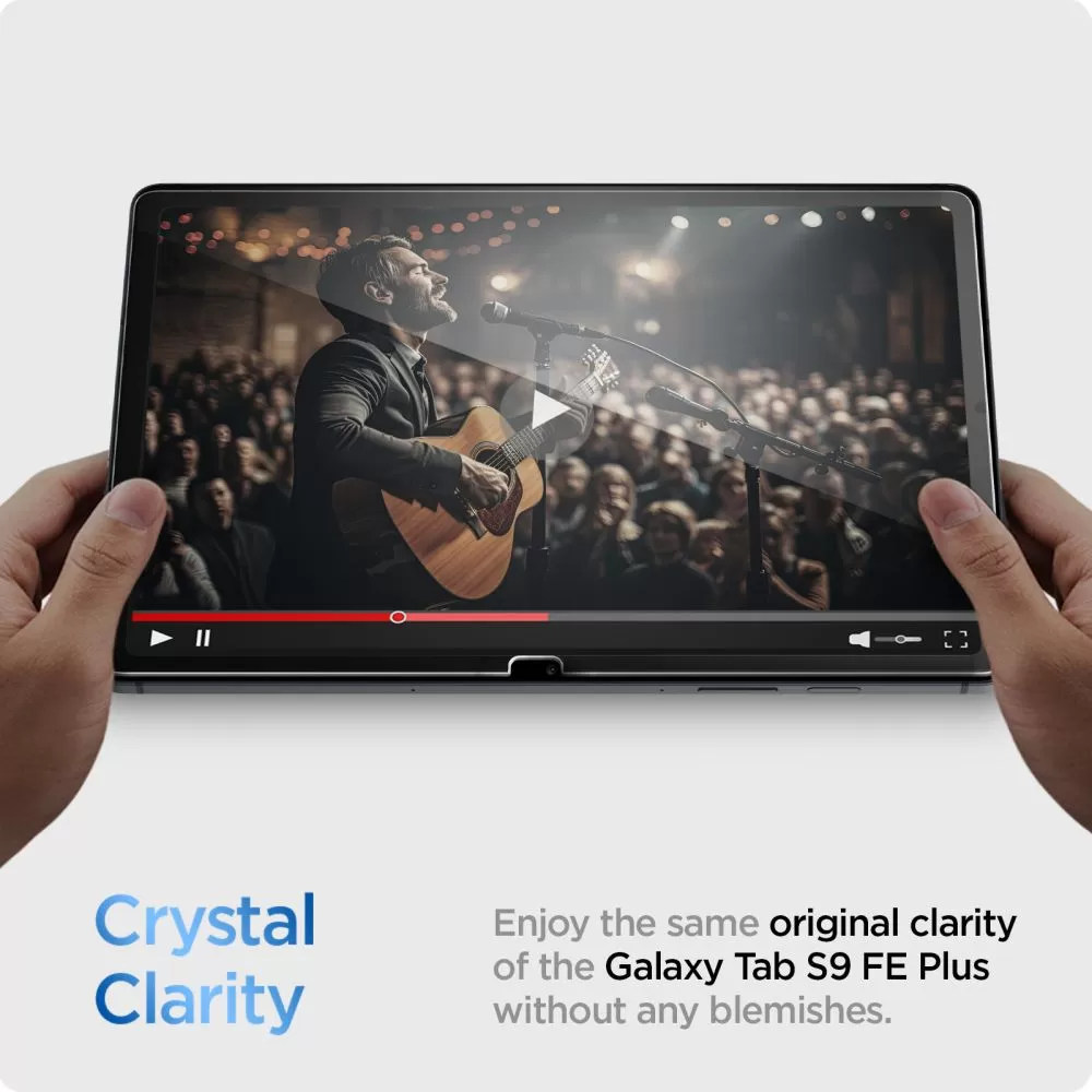 Samsung Galaxy Tab S9 FE Plus защитное стекло для планшета  SPIGEN GLAS.TR SLIM 12.4 X610 / X616B