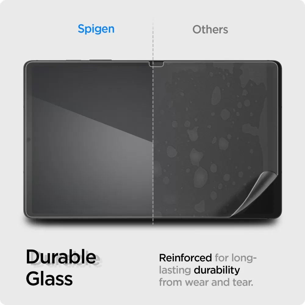 Samsung Galaxy Tab S9 FE Plus защитное стекло для планшета  SPIGEN GLAS.TR SLIM 12.4 X610 / X616B