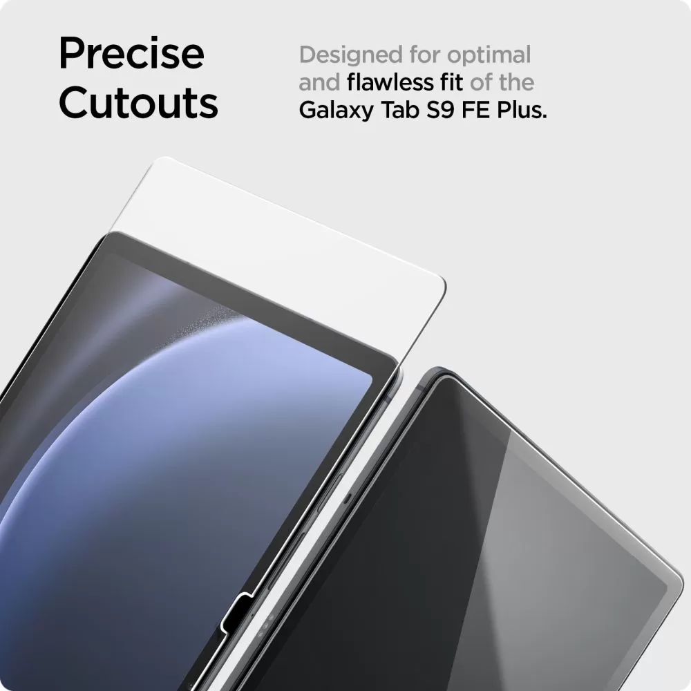 Samsung Galaxy Tab S9 FE Plus защитное стекло для планшета  SPIGEN GLAS.TR SLIM 12.4 X610 / X616B