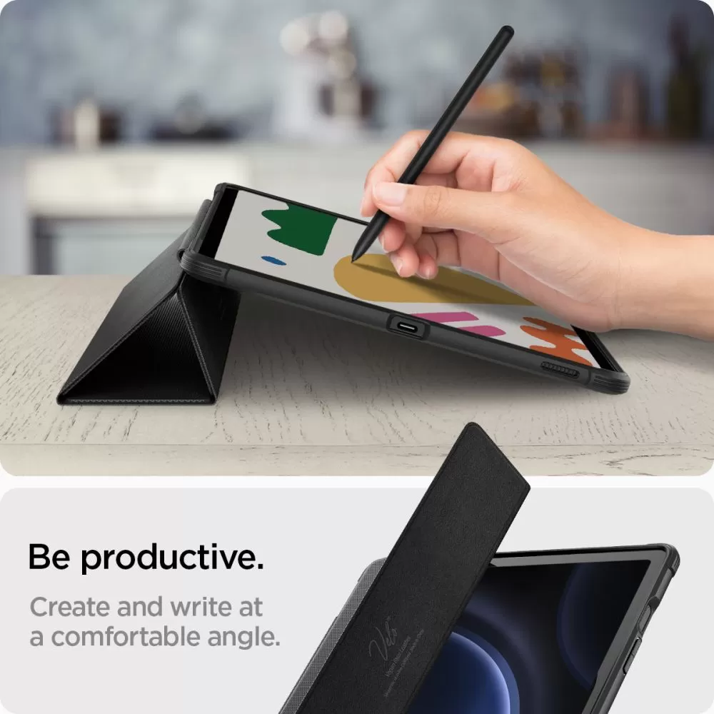 Samsung Galaxy Tab S9 FE Plus tahvelarvuti ümbris must SPIGEN RUGGED ARMOR ”PRO” 12.4 X610 / X616B