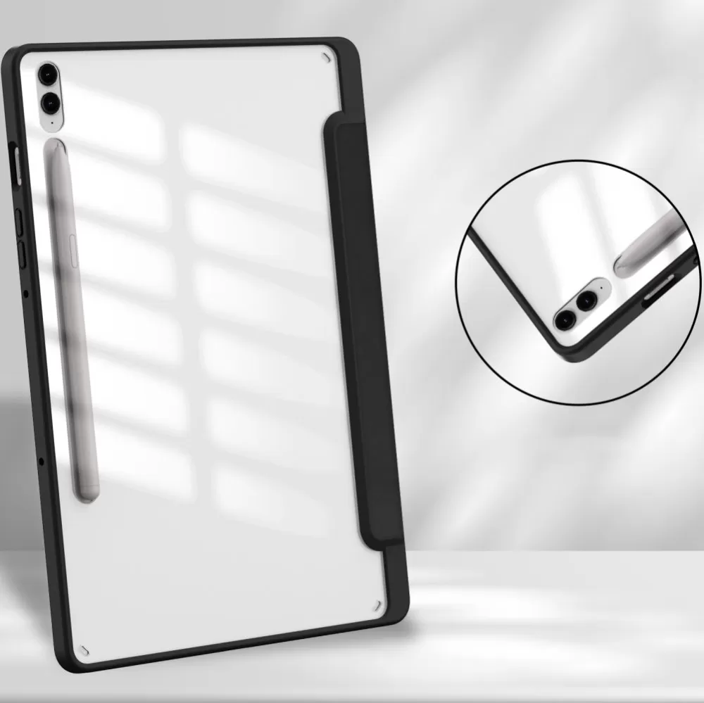 Samsung Galaxy Tab S9 FE Plus tahvelarvuti ümbris must TECH-PROTECT SC PEN HYBRID 12.4 X610 / X616B