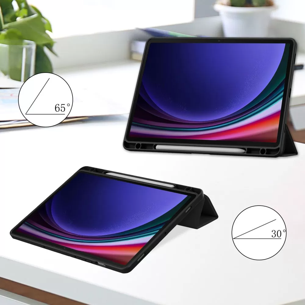 Samsung Galaxy Tab S9 FE Plus tahvelarvuti ümbris must TECH-PROTECT SC PEN HYBRID 12.4 X610 / X616B