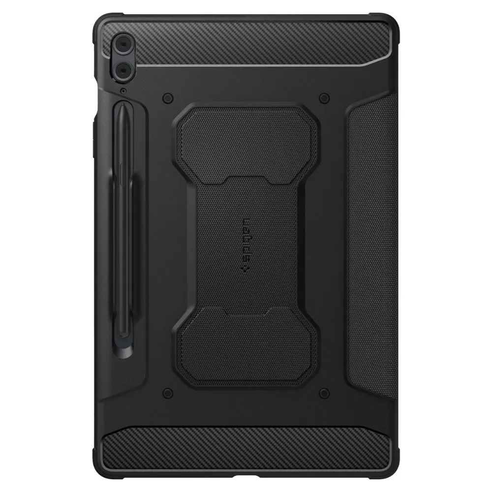 Samsung Galaxy Tab S9 FE Plus tahvelarvuti ümbris must SPIGEN RUGGED ARMOR ”PRO” 12.4 X610 / X616B