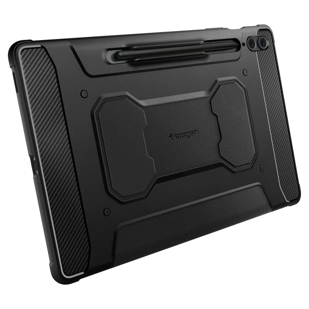 Samsung Galaxy Tab S9 FE Plus tahvelarvuti ümbris must SPIGEN RUGGED ARMOR ”PRO” 12.4 X610 / X616B