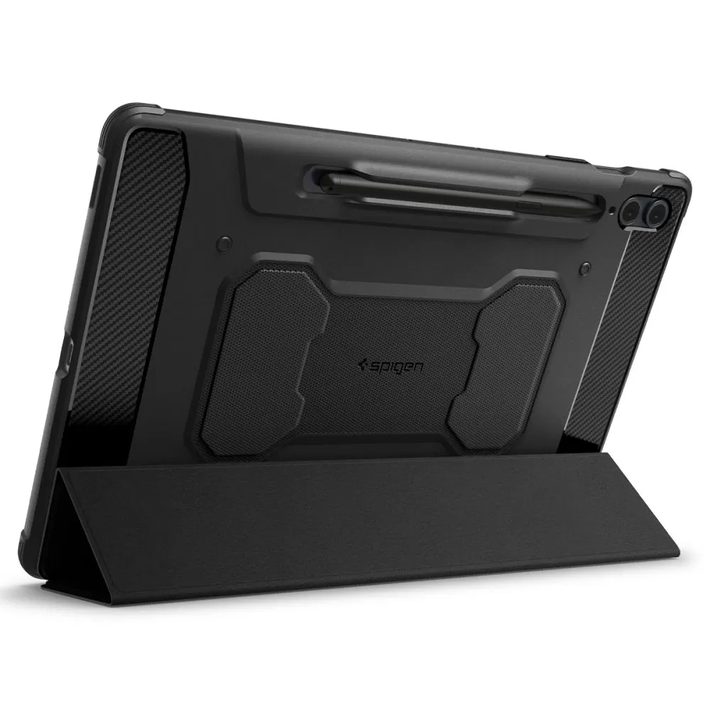 Samsung Galaxy Tab S9 FE Plus tahvelarvuti ümbris must SPIGEN RUGGED ARMOR ”PRO” 12.4 X610 / X616B