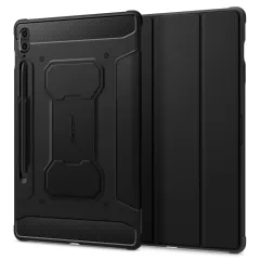 Samsung Galaxy Tab S9 FE Plus tahvelarvuti ümbris must SPIGEN RUGGED ARMOR ”PRO” 12.4 X610 / X616B