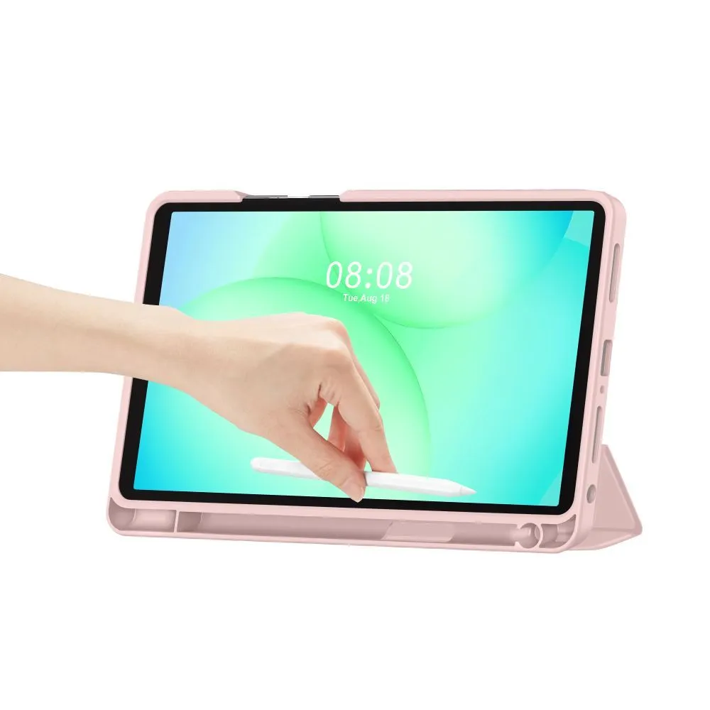 Samsung Galaxy Tab A9 tablet suojakuori, suojakotelo pinkki TECH-PROTECT SC PEN