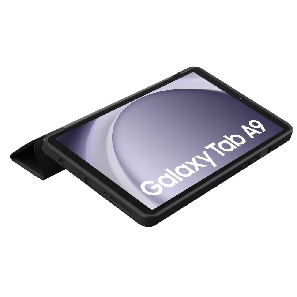 Samsung Galaxy Tab A9 maciņš melns TECH-PROTECT SMARTCASE 8.7 X110 / X115