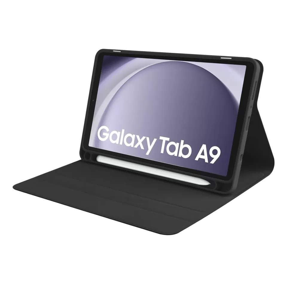 Samsung Galaxy Tab A9 maciņš melns TECH-PROTECT SC PEN + KEYBOARD 8.7 X110 / X115