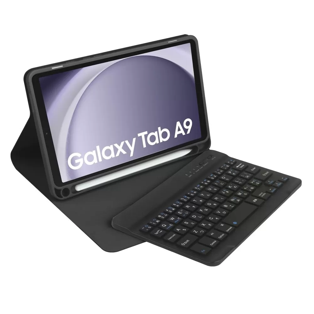 Samsung Galaxy Tab A9 maciņš melns TECH-PROTECT SC PEN + KEYBOARD 8.7 X110 / X115