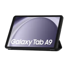 Samsung Galaxy Tab A9 maciņš melns TECH-PROTECT SMARTCASE 8.7 X110 / X115
