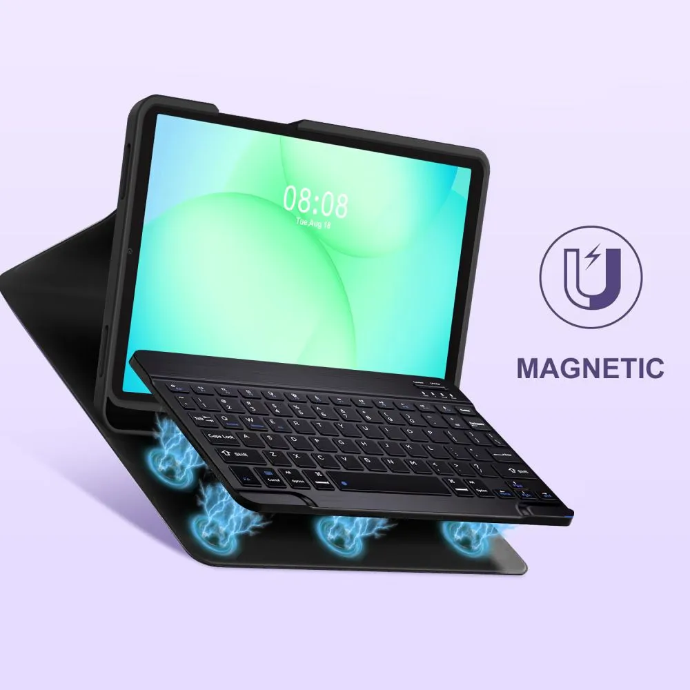 Samsung Galaxy Tab A9 Plus tablet skal, fodral svart TECH-PROTECT SC PEN + KEYBOARD 11.0